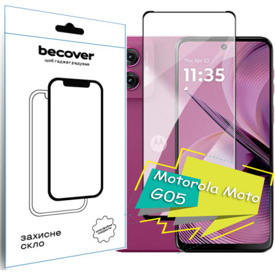 Скло захисне BeCover Motorola Moto G05 Black (713413) Вінниця - фото 1