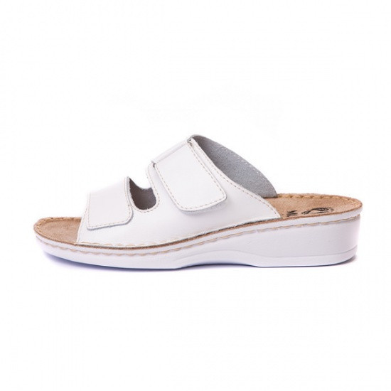 Шлепанцы женские белые Mubb Днепр - изображение 3