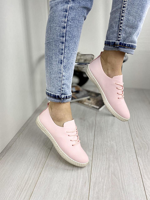 Linix Сліпони жіночі Linix пудра (весна-осінь, еко-шкіра) (1437) 37р.38р.41р. Коломыя - изображение 4