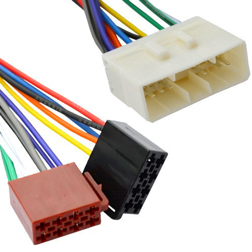 Роз'єм автомагнітоли Daewoo ISO з кабелем 0,2 метра (алюмінієвий) Полтава - фото 1