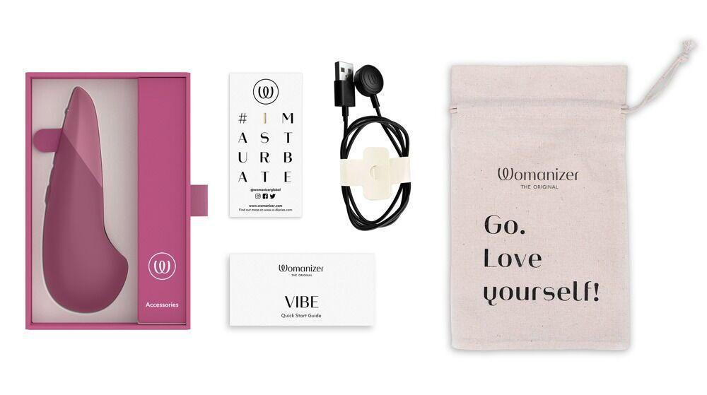 Мінівібратор Womanizer Vibe Dusky Pink, 3 авторежими + 10 рівнів інтенсивності Sex Aura Київ - фото 7