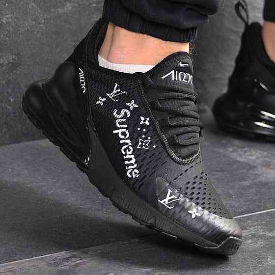 Кроссовки Nike 270 Мужские Черные Найк с Амортизацией Тканевые (размеры: 41,42,43,44,45) - 110 Днепр