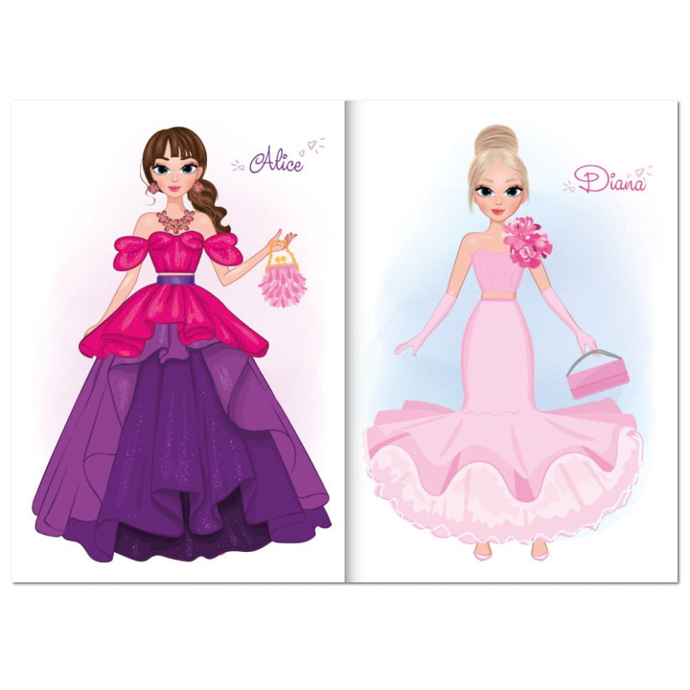 Дитяча книжка з наліпками студія краси "Fashion accesories" РМ-76-02 Вінниця - фото 3