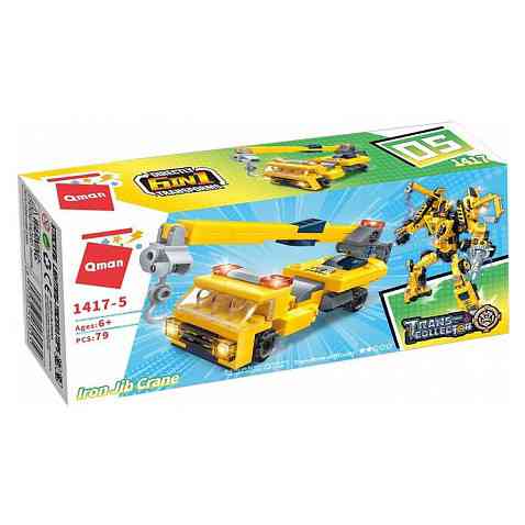 Дитячий Конструктор Qman 1417-1-6 будтехніка, 79 дет  Iron Jib Crane Вінниця