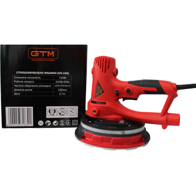 Шлифовальная машина GTM для стен SZS-180L (жираф) 180мм, 710Вт, 1200-2500 об/мин (SZS-180L) Винница - изображение 8