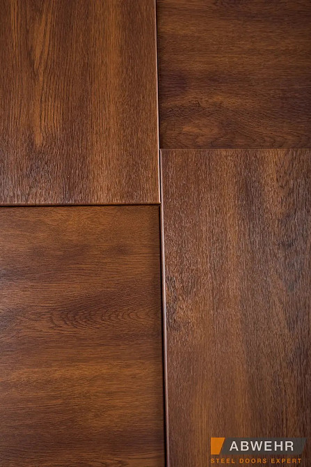 Двері вуличні, модель LP-12 Supreme ТЕРМОРОЗРИВ 3 контури ущільнення, дуб темний/ваніль Київ - фото 8