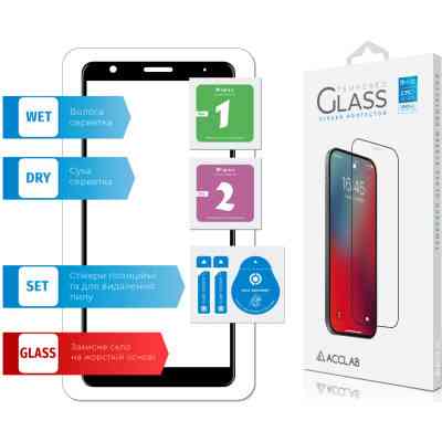 Стекло защитное ACCLAB Full Glue ZTE L210 (1283126508943) Винница