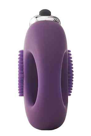 Ерекційне кільце з вібрацією Dream Toys FLIRTS COCKRING PURPLE Sex Aura Київ