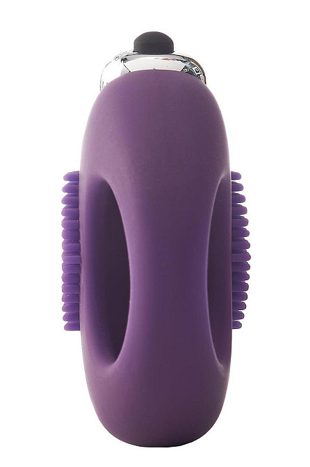 Ерекційне кільце з вібрацією Dream Toys FLIRTS COCKRING PURPLE Sex Aura Київ - фото 3