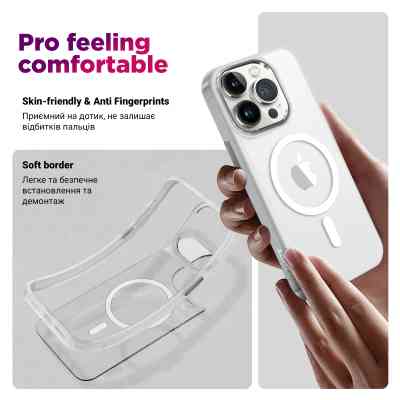 Чохол до мобільного телефона Armorstandart Unit MagCase Apple iPhone 17 Pro Matte Clear (ARM86291) Вінниця