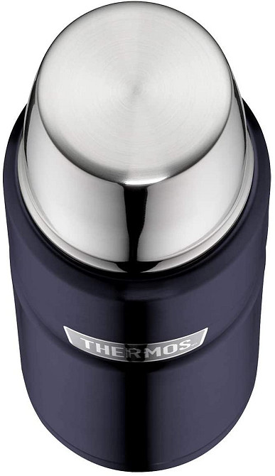 Термос для напоїв з чашкою 470 мл Thermos "King Flask" Midnight Blue (170010) Нержавіюча сталь Нововолинськ - фото 2
