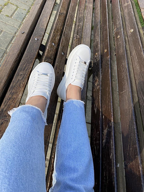 Kentro Кросівки жіночі KENTO 2171 білі (весна-осінь, шкіра натуральна) (2647) 36р.40р.41р. Коломия - фото 8