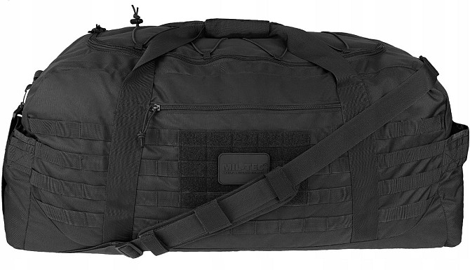 Транспортна Тактична Сумка 105 літрів Mil-Tec від Sturm "Combat Parachute Cargo L" (13828202) Black Нововолинськ - фото 4