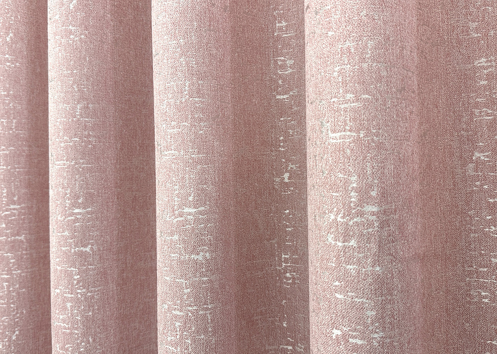 Комплект готовых штор VR-Textil Лен № 1737ш Розовый 100х270 см 2 шт (31-807) Киев - изображение 7