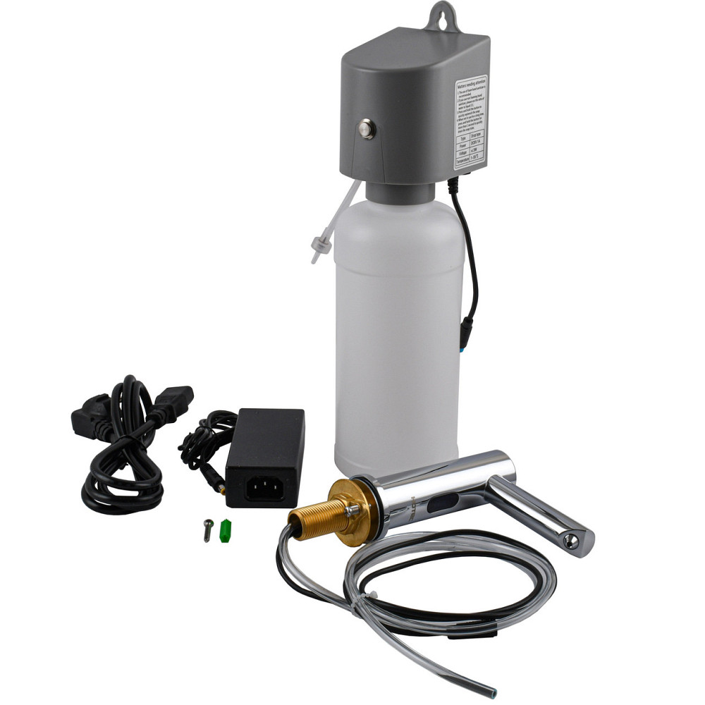 Дозатор рідкого мила сенсорний на умивальник HOTEC 13.515-DC/AC (220V/6V)з трансформ-м,латунь,1000мл (000030274) Київ - фото 2