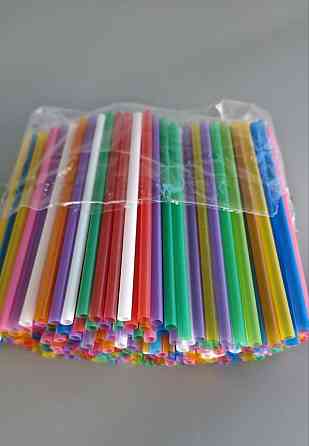 Трубочка для напоїв d4.8 12,5 см Мартінка мікс (200 шт) Харків