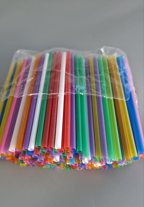 Трубочка для напоїв d4.8 12,5 см Мартінка мікс (200 шт) Харків - фото 2