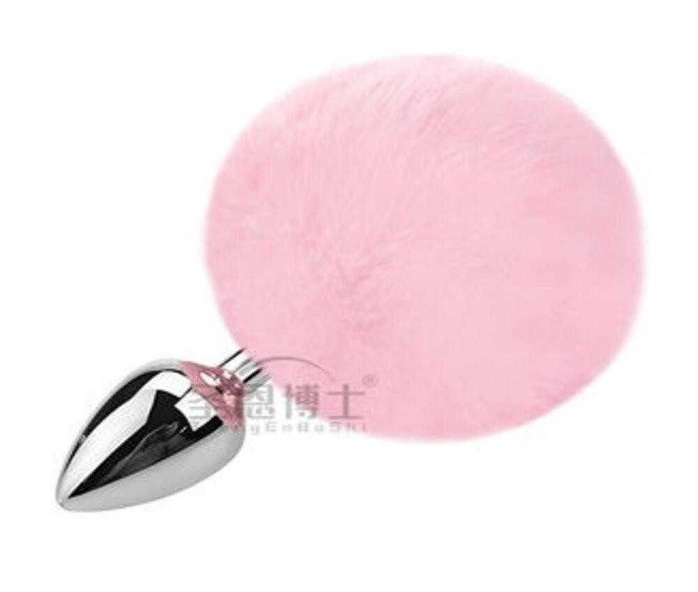 Анальна пробка з хвостом SKN-Z30 Pink( розмір XS ) Sex Aura Київ - фото 1