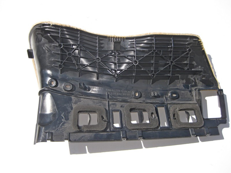 Mercedes-Benz  A2206800517 1A24 Ліва нижня накладка - кришка панелі приладів - торпеди S-Class W220 Одесса - изображение 4
