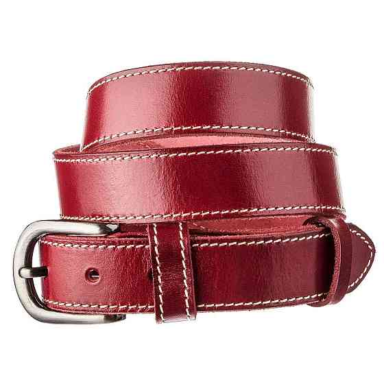 Ремінь жіночий Vintage 20124 Бордовий Київ