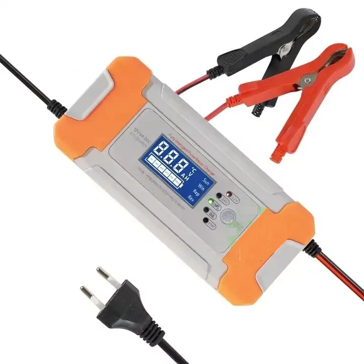 Автомобильное зарядное устройство 12/24V 8А для аккумуляторов c LCD дисплеем Винница - изображение 1