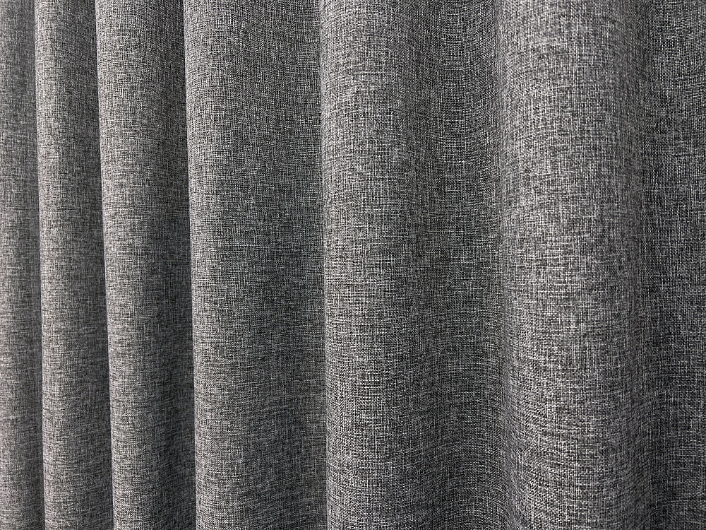 Комплект готовых штор VR-Textil Лен Мешковина № 108ш Серый 100х270см 2 шт (31-033) Киев - изображение 15