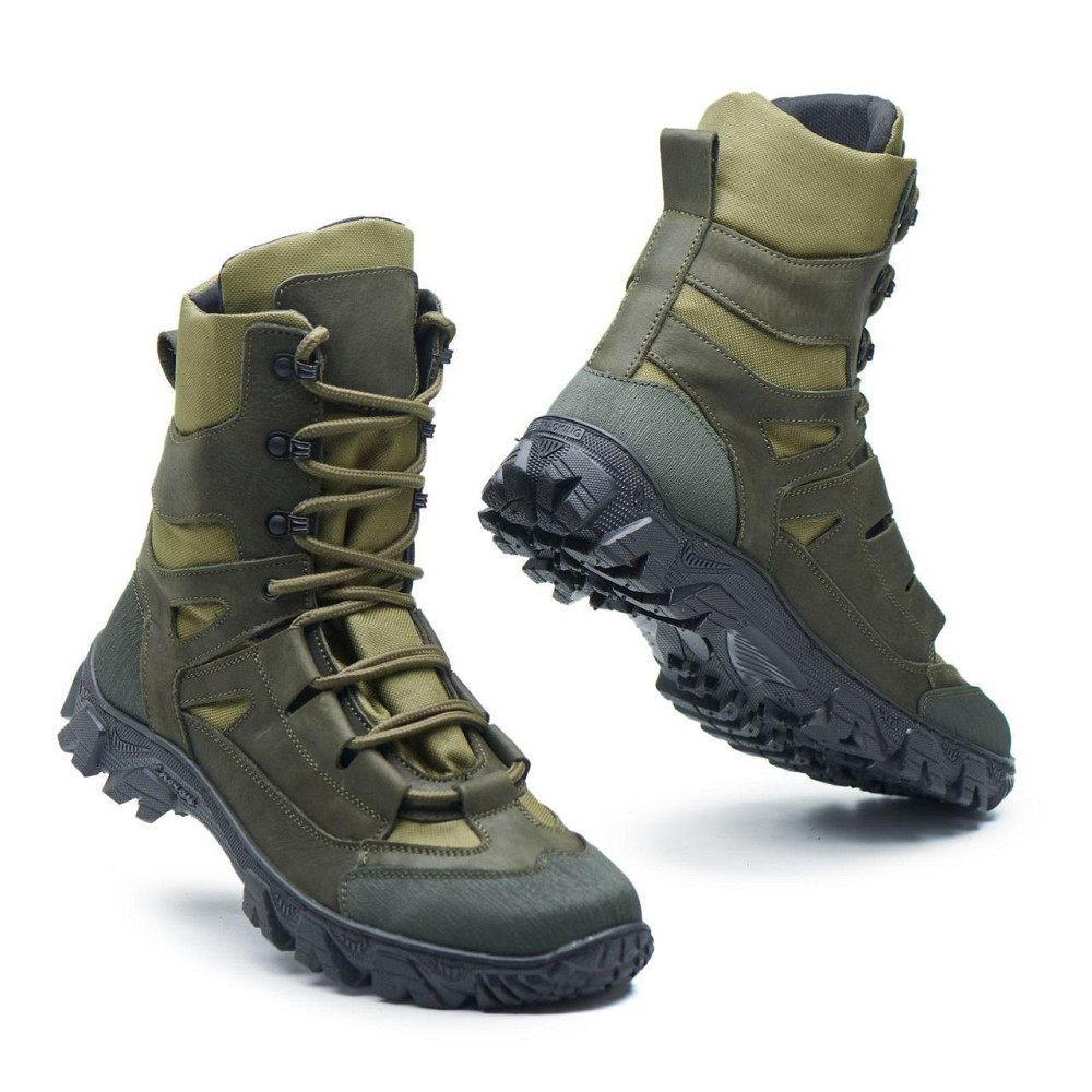 Тактические зимние берцы 106-ТБ-2 хаки — тёплые, прочные, армейские ботинки для ЗСУ и охраны 42 (28) Харьков - изображение 7