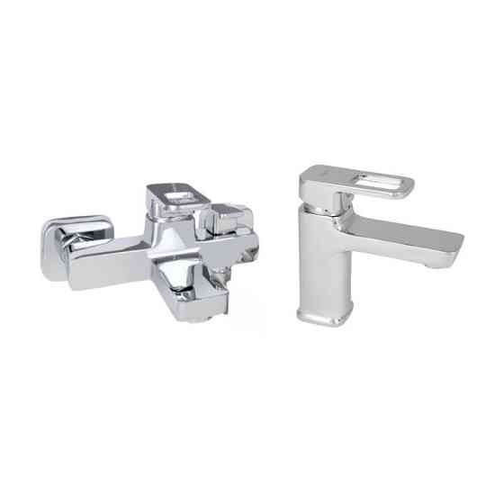 Набор смесителей Wawel 001 + Wawel 006 Chrome Киев