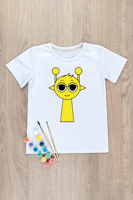 Футболка-розмальовка дитяча Спрункі Саймон Юрма одяг Київ - фото 1