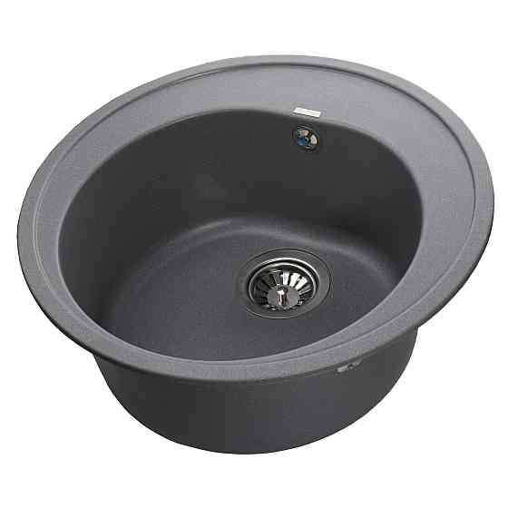 Гранітна мийка Globus Lux MARTIN сірий металік 510мм-А0003 Київ