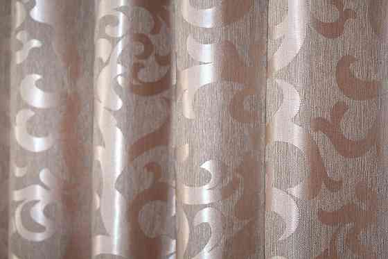 Шторна тканина жакард, колекція "Вензель", колір пудра 090ш Київ