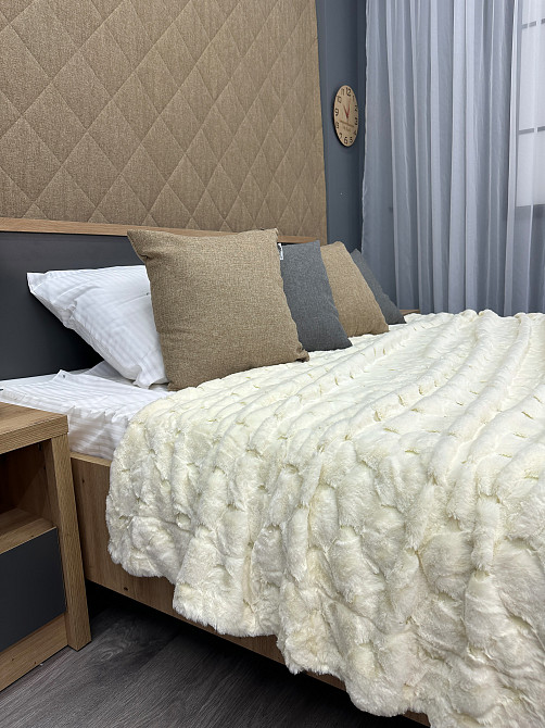 Плед-покрывало Шиншилла 210х220 см (+-5см) Молочный (87-020) Киев - изображение 5