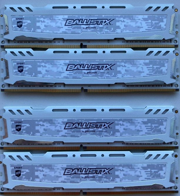 Оперативна пам'ять Crucial DDR4-2400 2x32GB PC4-19200 (Kit of 2x2x16384) Ballistix Sport Харків - фото 3