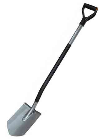 Лопата Штикова для саду Fiskars "Ergonomic" (1001568/131410/1025374) Сталь Нововолинськ