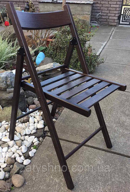 Кресло складное буковое коричневое Киев - изображение 6
