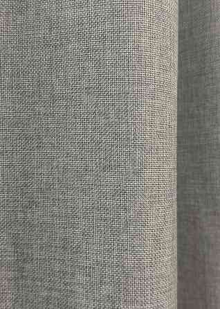 Однотонна тканина "Льон Мішковина" колір світло-сірий 1016ш Київ
