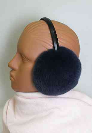Наушники меховые женские из Rex Темно Синий Харьков