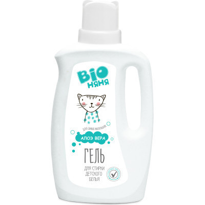 Гель для стирки Bio Няня Алоэ Вера для детского белья 1 л (4823015930713) Винница - изображение 1