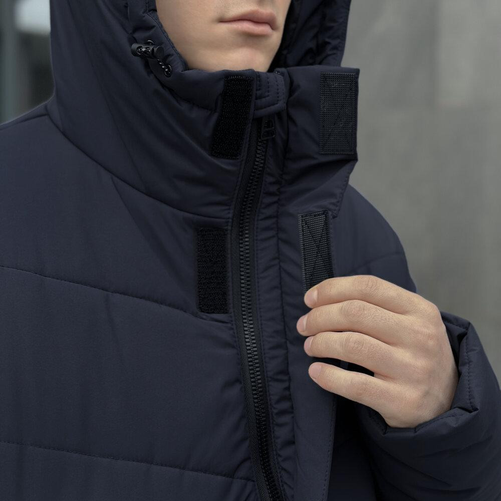 Темно-синя зимова куртка для чоловіків Pobedov Legas Київ - фото 9