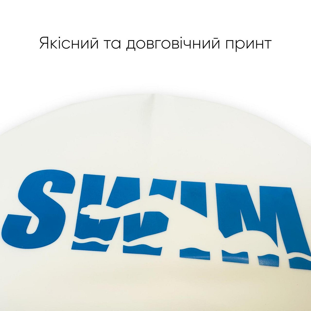 Доросла Шапочка для плавання Renvo Selva Swim Уні Білий Синій OSFM (2SC500-0304) Київ - фото 6