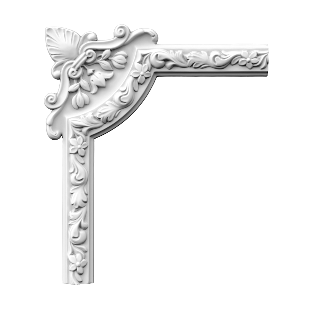 Угловой элемент молдинга полиуретановый Gaudi Decor CF 605A Днепр - изображение 1