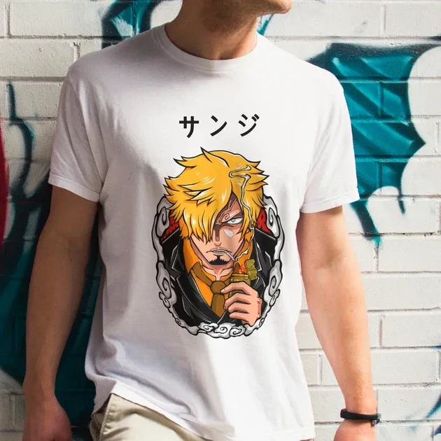Футболка чоловіча з  принтом Ван Пис Санджи W Розмір 48 Anime0030 Дніпро - фото 4