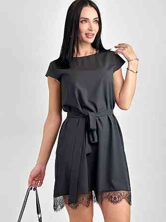 Літня елегантна сукня "Шеррі" оптом | Розпродаж моделі Чорний, 46-48 Київ