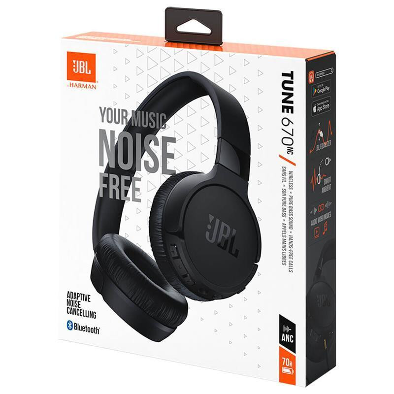 Bluetooth-гарнітура JBL Tune 670 NC Black (JBLT670NCBLK) Чорний Харьков - изображение 7