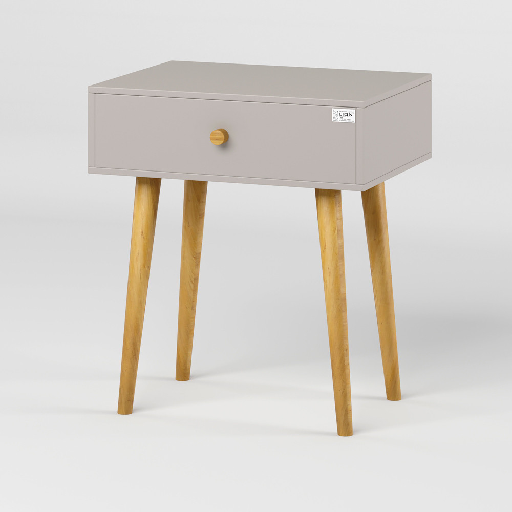 Тумба прикроватная LION Хьюге-4 Кашемир (LION-041024) ТОП Днепр - изображение 2