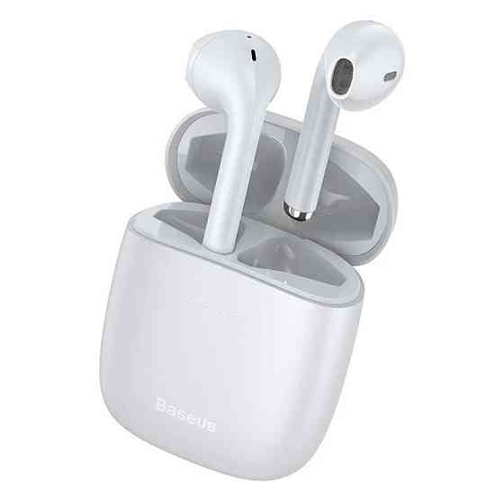 Бездротові Bluetooth-навушники BASEUS Encok W04 True Wireless Earphones NGW04-02 (Білі) Миколаїв
