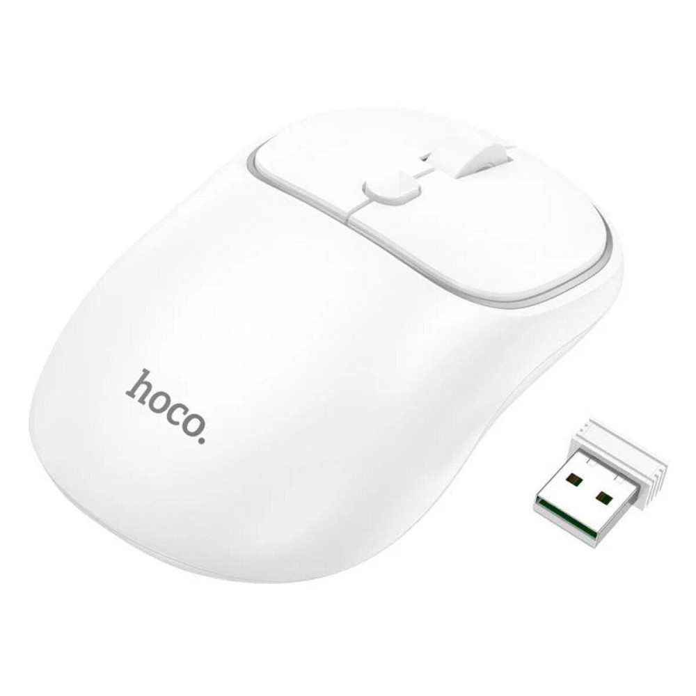 Миша Hoco GM25 Royal dual-mode business wireless mouse Space White (6942007608534 ) Киев - изображение 1