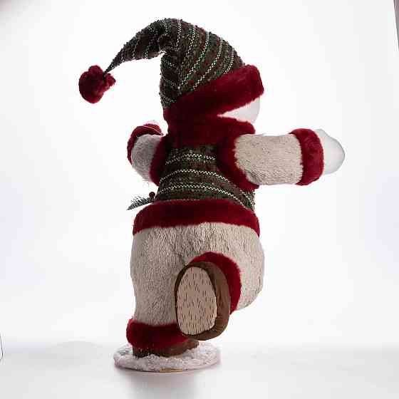 Новорічна фігурка Сніговик з шишкою 40×33×74 (см) CR-4-13 Київ