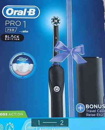 Электрическая Зубная Щётка: Oral-B Pro 1 750 Black Киев