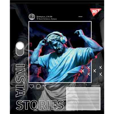 Тетрадь Yes Insta Storys А5 60 листов клетка (767946) Винница